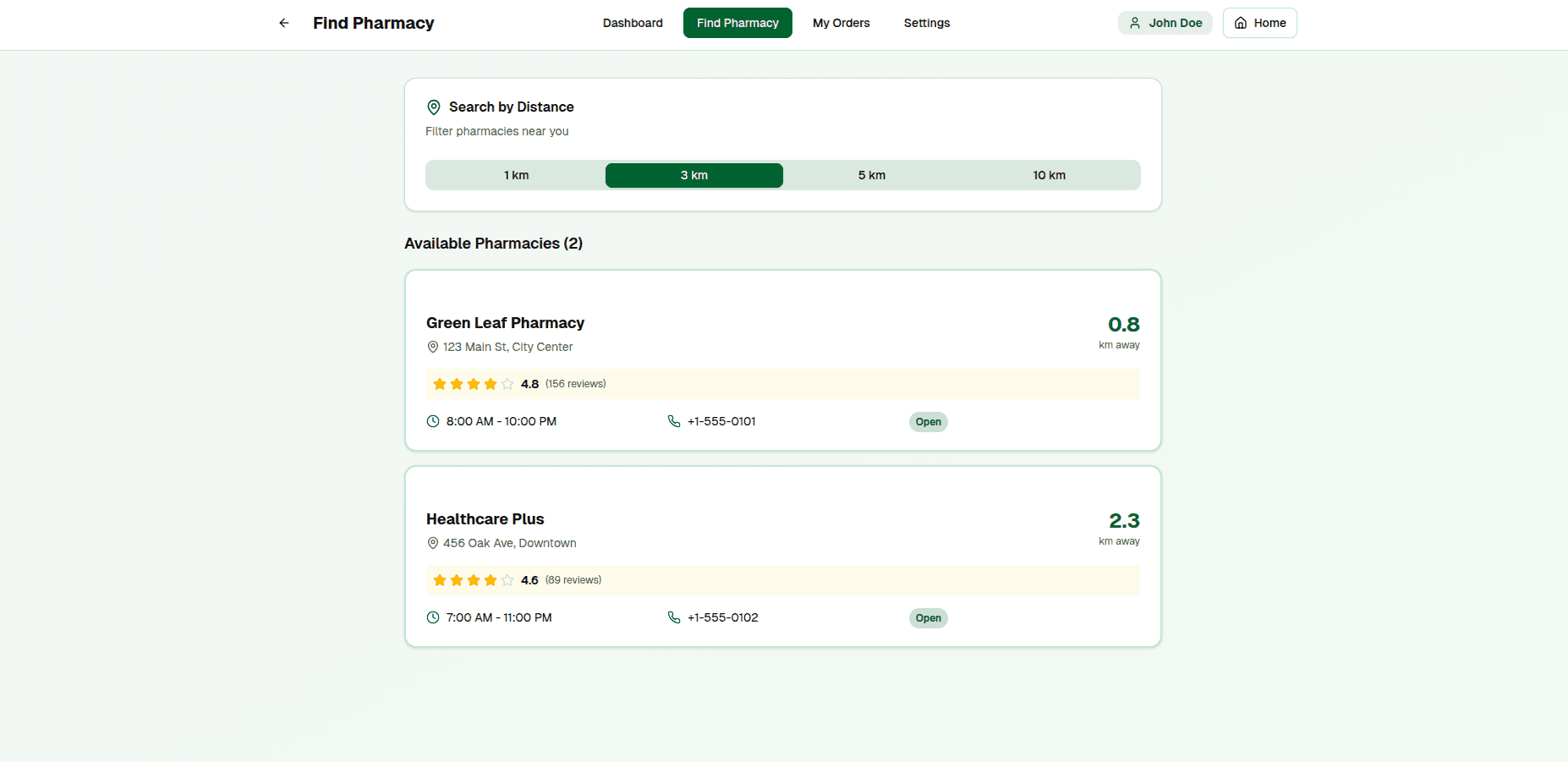 Smart Pharmacy Locator