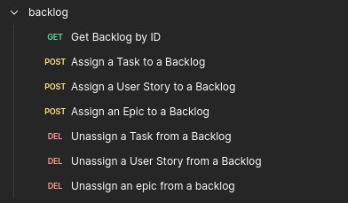 Project & Backlog screenshot 2