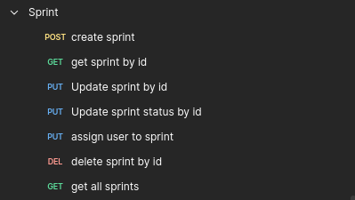 Sprint Management screenshot 1